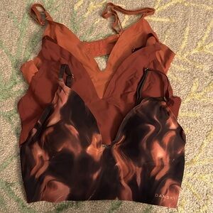 3-Pack Wirefree Bonded Micro Bra Danskin invisible support bras  s NWOT